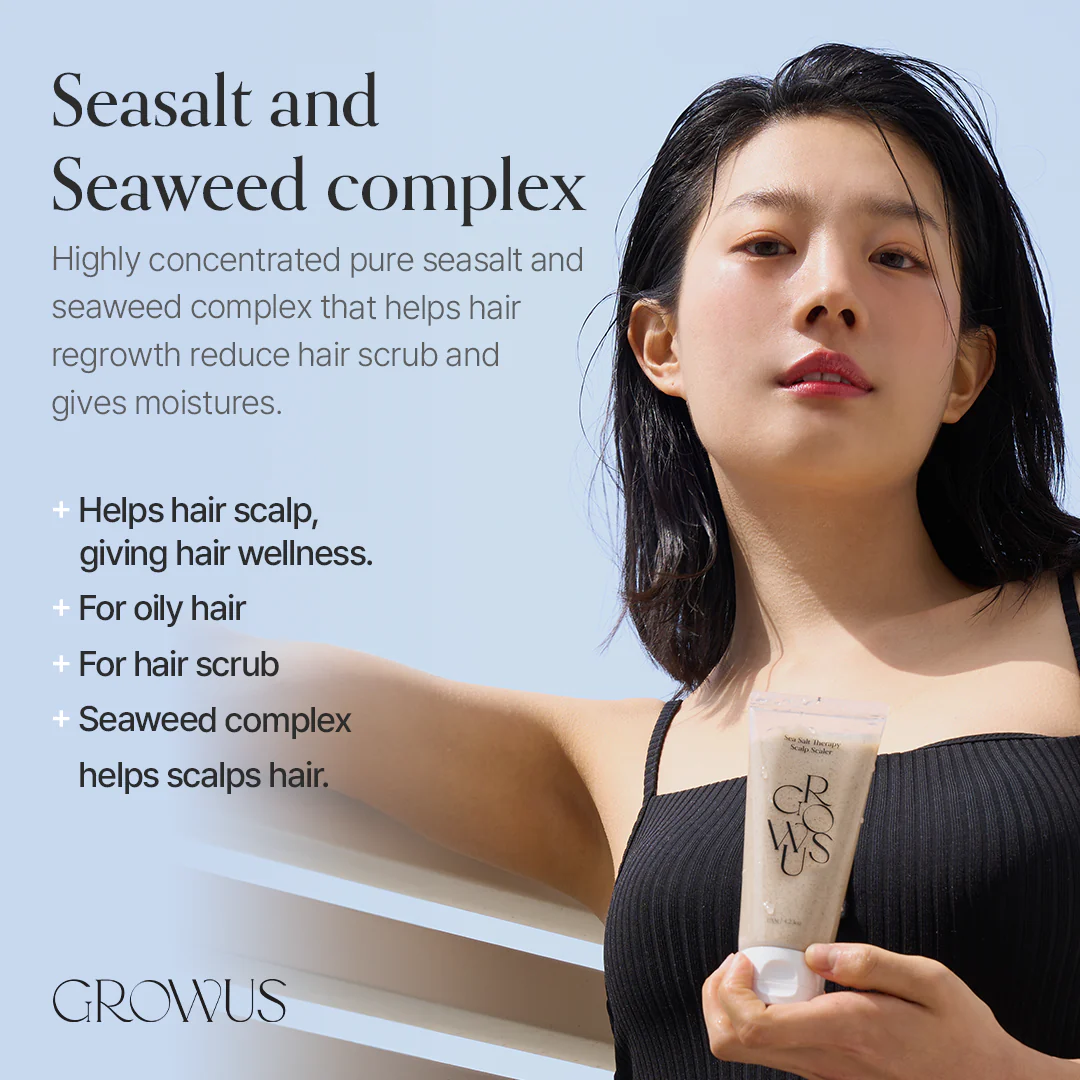 GROWUS SEA SALT THERAPY SCALP SCALER (250G)