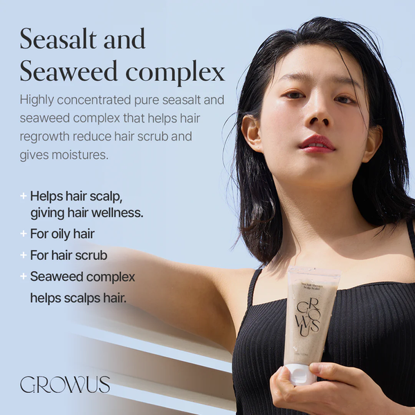 GROWUS SEA SALT THERAPY SCALP SCALER (250G)