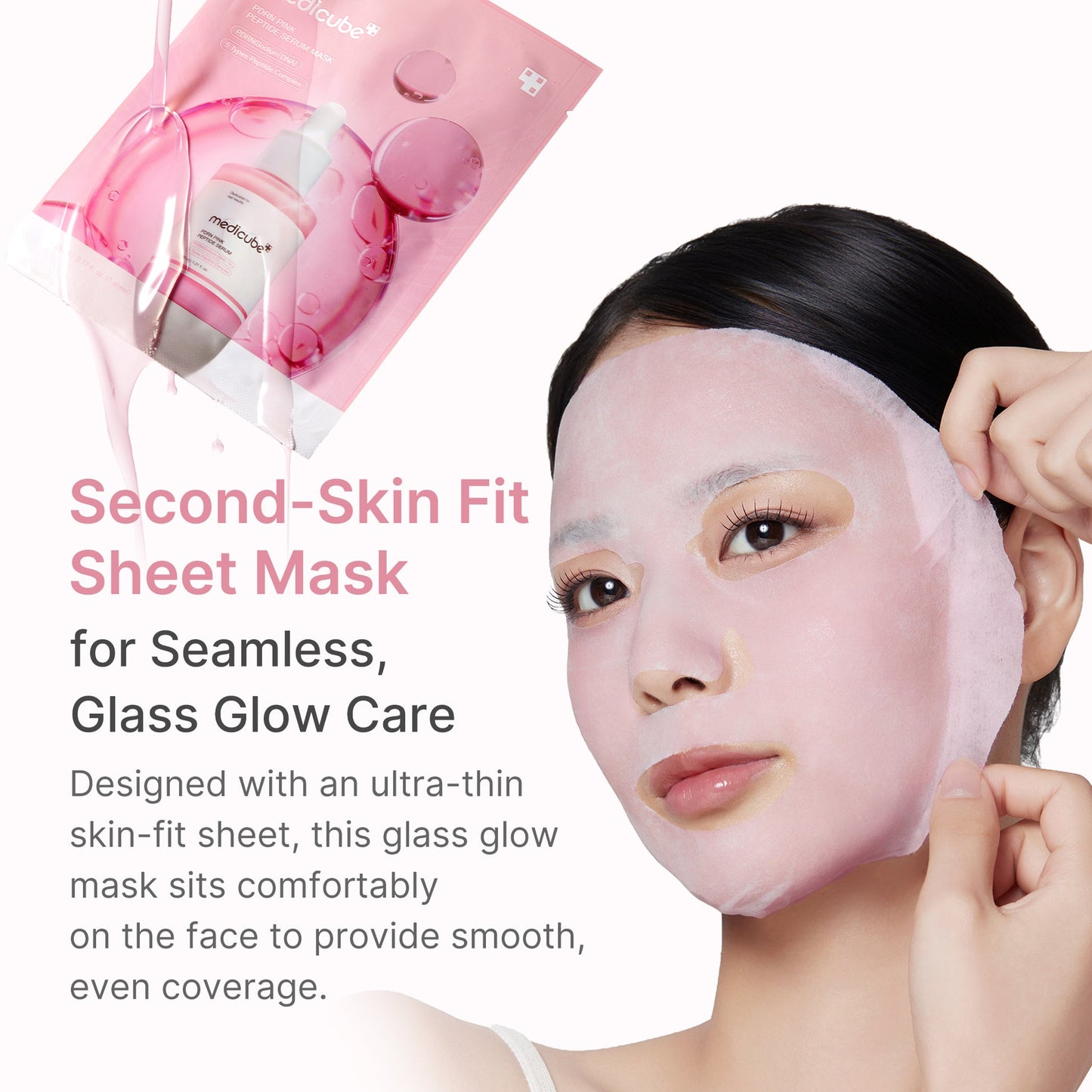 Medicube PDRN Pink Peptide Serum Mask