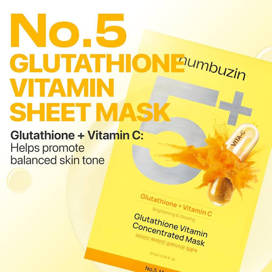 Numbuzin No.5 Vitamin Spotlight Sheet Mask