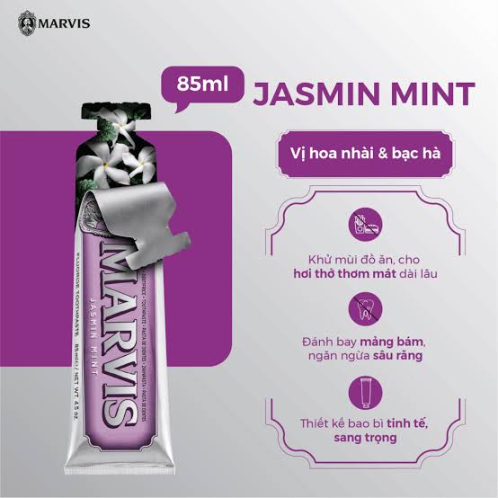 Marvis Jasmin Mint Toothpaste - 85ml