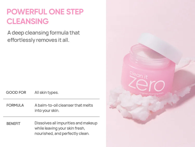 BANILA CO CLEAN IT ZERO CLEANSING BALM ORIGINAL MINIATURE 100ml