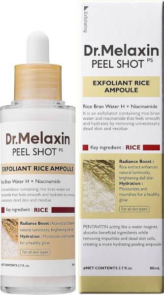 Dr. Melaxin peel shot exfoliating white rice ampoul