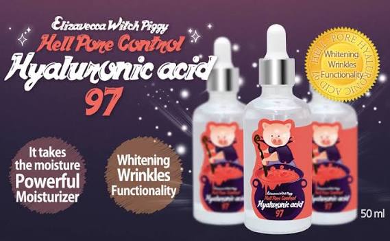 ELIZAVECCA Witch Piggy Hell Pore Control Hyaluronic Acid 97% 50ml Ampoule Serum