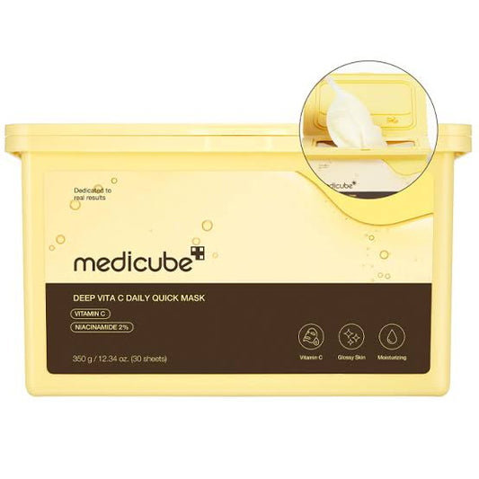 Medicube deep vita C daily quick facial mask