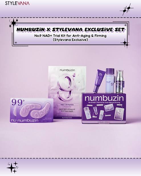 Numbuzin No.9 NAD+ Trial Kit for Anti-Aging & Firming – 5Pieces