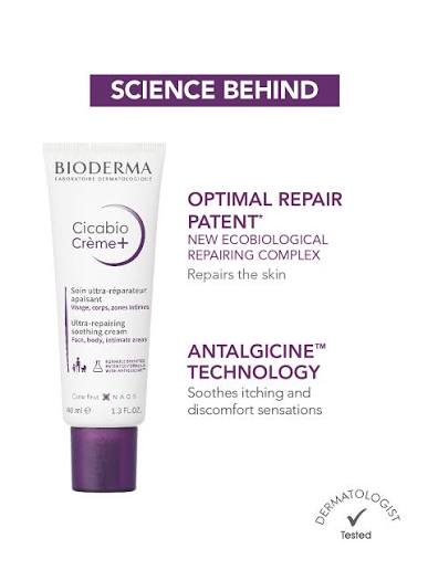 Bioderma Cicabio cream + ultra rapairing Soothing Cream
