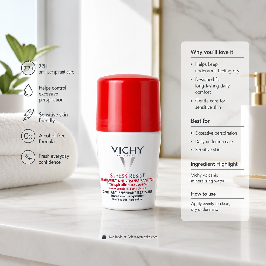 Vichy 72h Stress Resist Anti-Perspirant Intensive Treatment Roll-on 50 ml