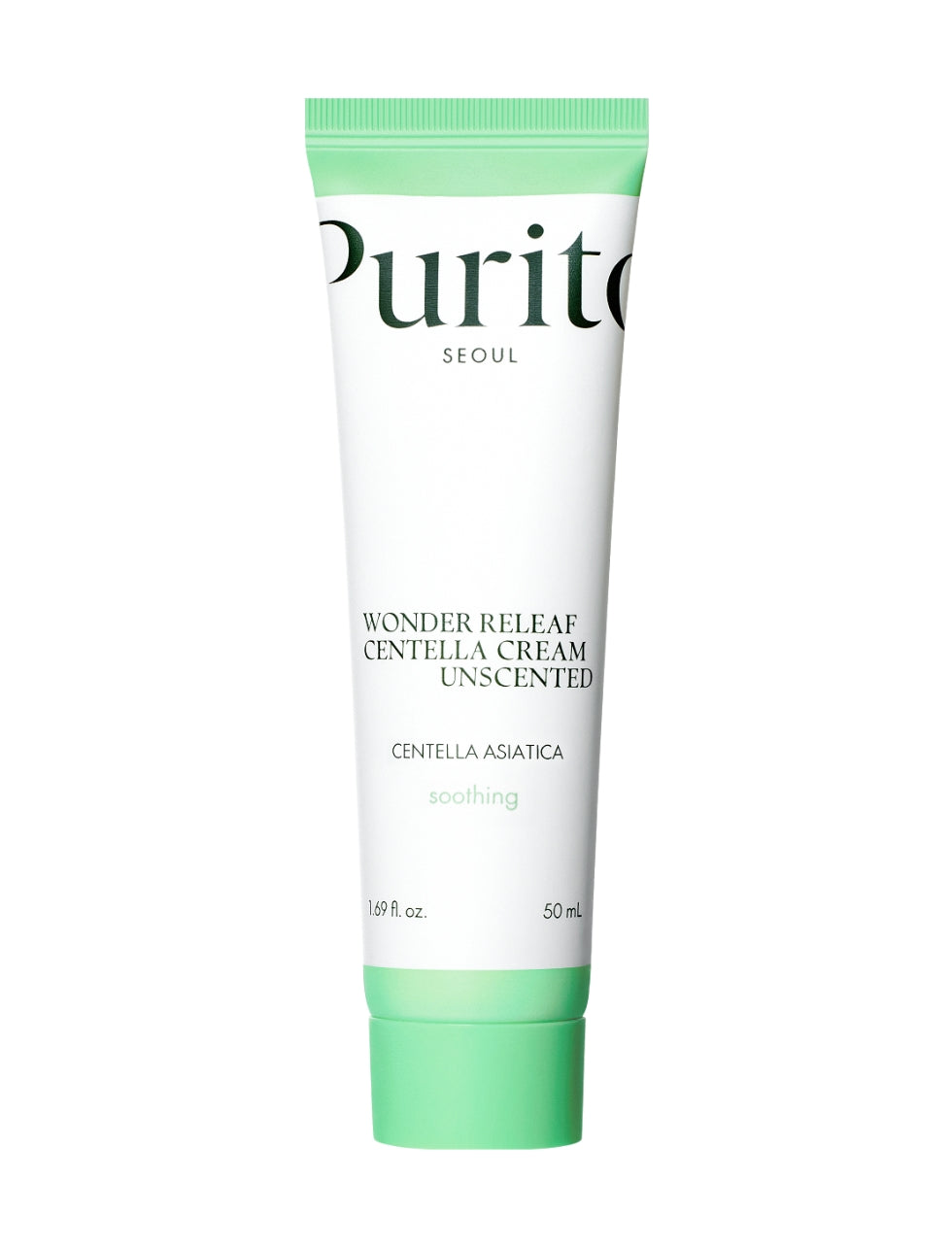 Purito, Wonder Releaf Centella Cream, Unscented (50 ml)