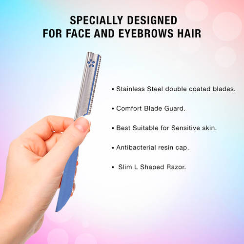 KAI Beauty Guard Facial & Eyebrow Razor (5-Pack)