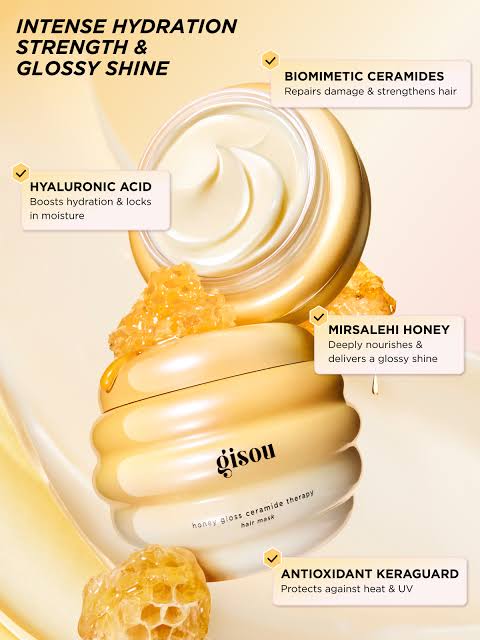Gisou Honey Gloss Ceramide Therapy Hair Mask 75ml