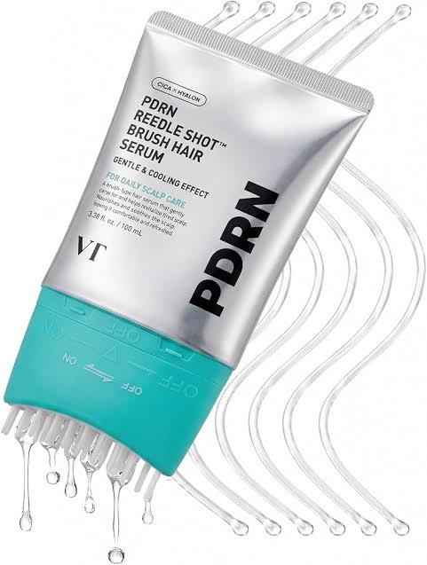 Vt Cosmetics Pdrn Reedle Shot Brush Hair Serum