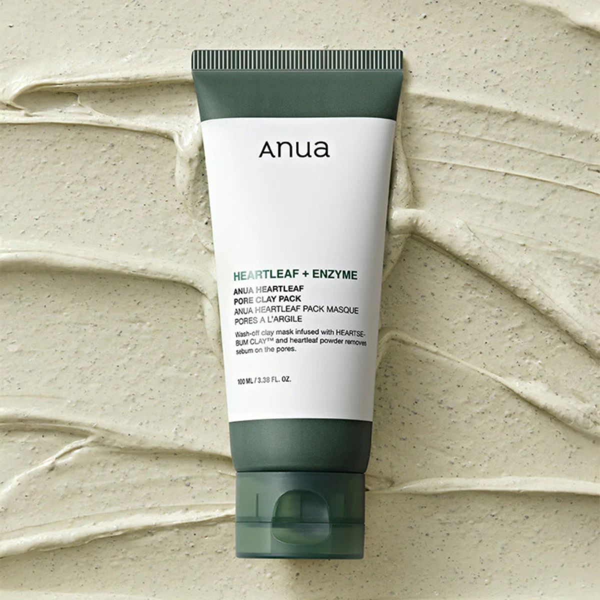 anua heartleaf + enzyme pore clay pack 100ml