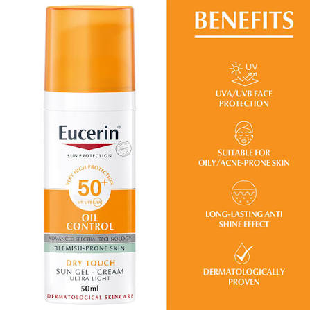 Eucerin sun Protective oil control dry touch gel _cream