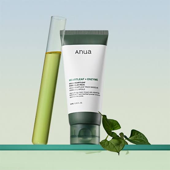 anua heartleaf + enzyme pore clay pack 100ml