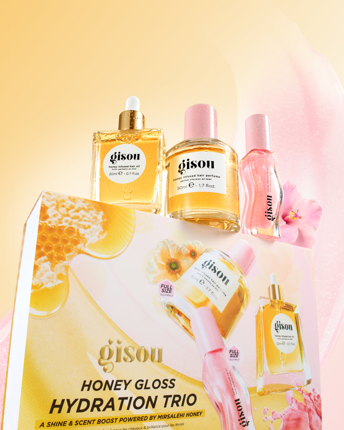 Gisou Honey Gloss Hydration Trio Kit