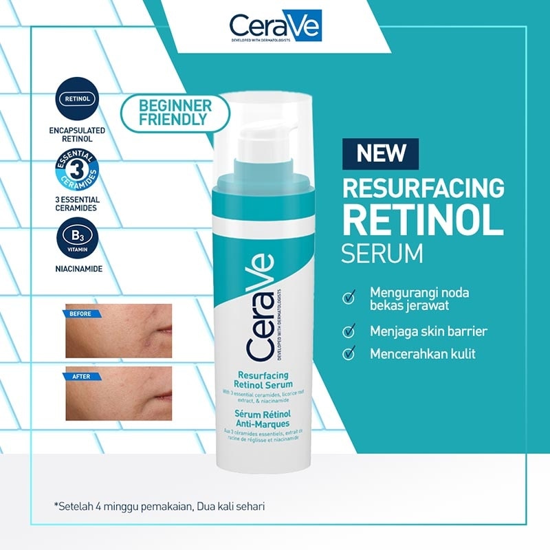CeraVe Resurfacing Retinol Serum with Ceramides & Niacinamide