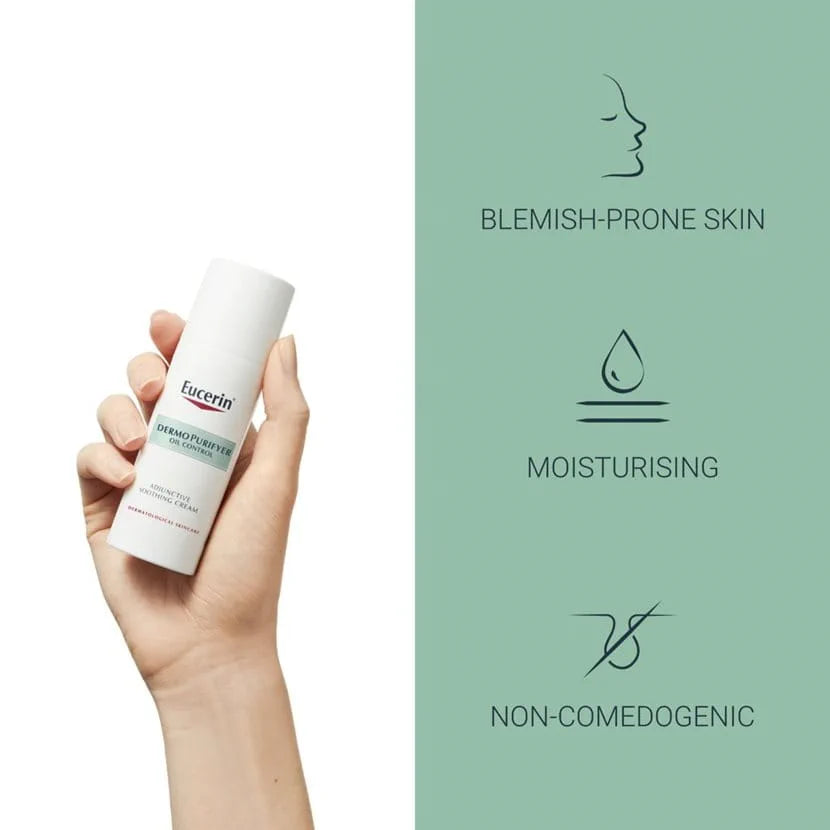 Eucerin DermoPurifyer Adjunctive Soothing Cream 50ml Secondary image