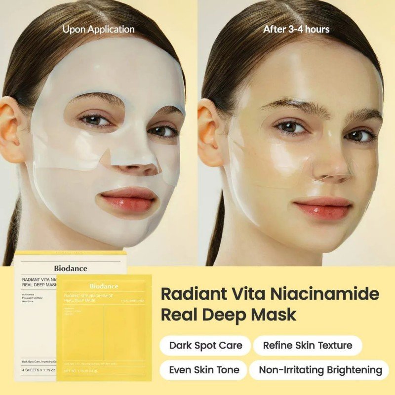 BIODANCE - Radiant Vita Niacinamide Real Deep Mask