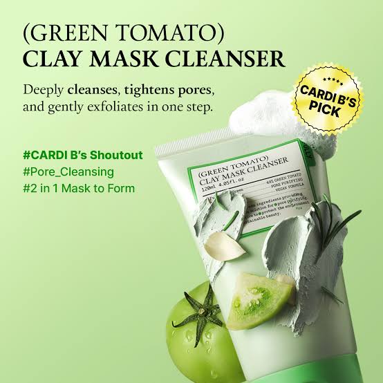 FULLY - Green Tomato Clay pack Cleanser 30ml