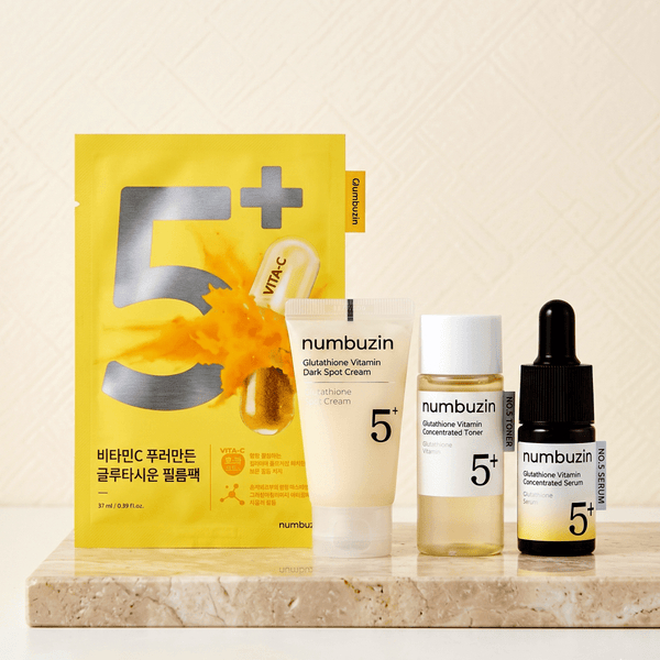 Numbuzin No.5+ Glutathione Vitamin Trial Kit for Brightening