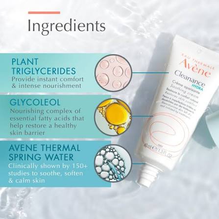 Avene Cleanance Hydra Soothing Cream, 40 ml