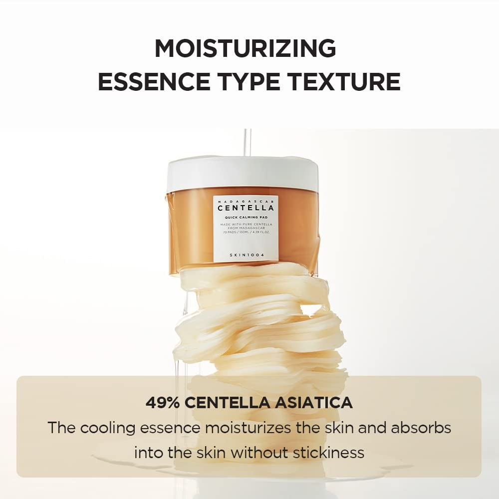 SKIN 1004 - Madagascar Centella Quick Calming Pad 70PADS/130ML