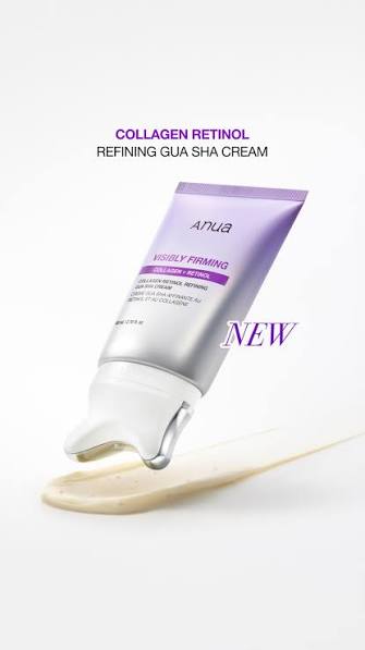 Anua Visibly Firming Collagen Retinol Refining Gua Sha Cream 80ml