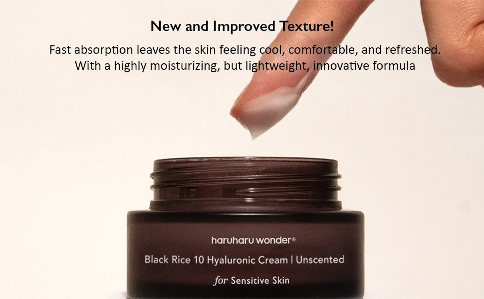 Haruharu Wonder Black Rice Hyaluronic Acid Cream 10 Unscented