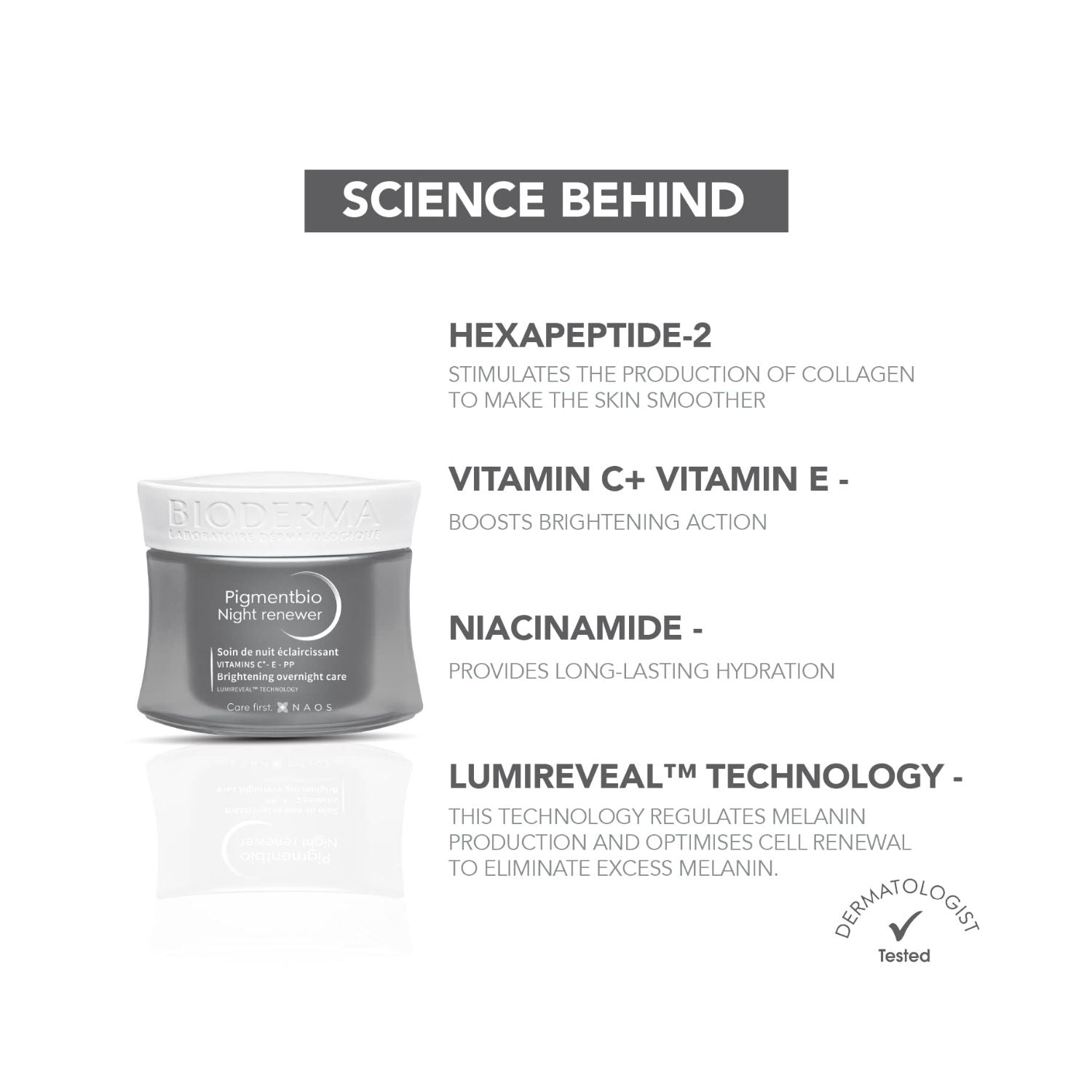 Bioderma Pigmentbio Night Renewer 50 ml Secondary image