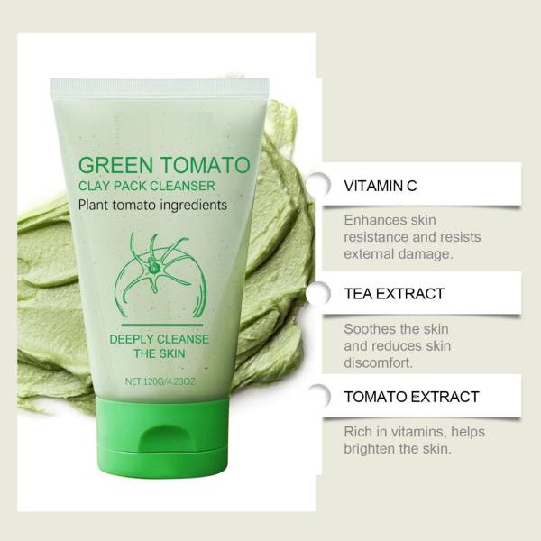 FULLY - Green Tomato Clay pack Cleanser 30ml