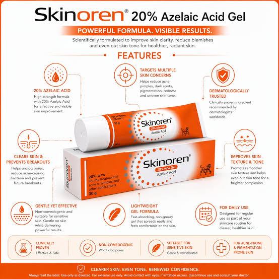 Skinoren 20% Cream Azelaic Acid - 30 g