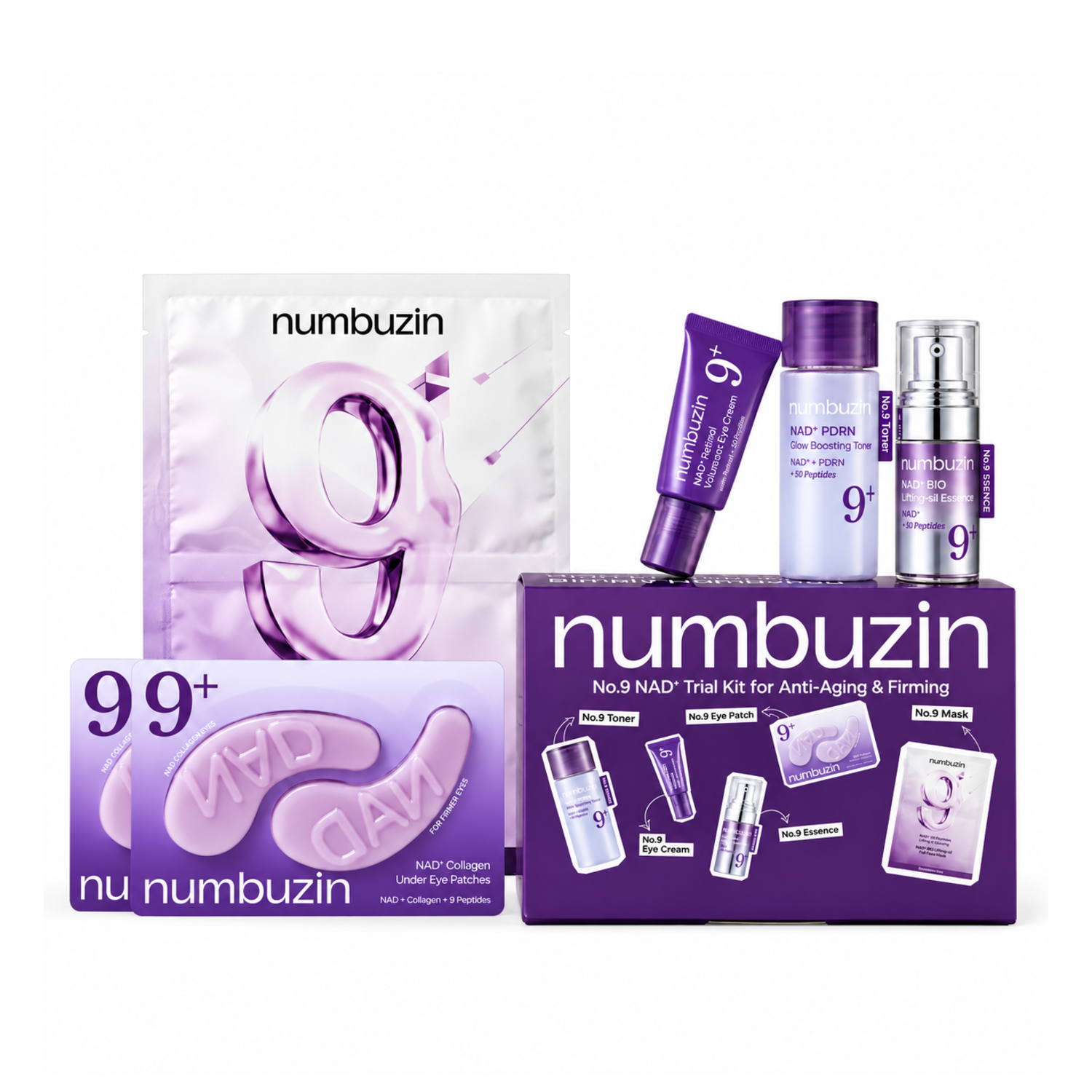 Numbuzin No.9 NAD+ Trial Kit for Anti-Aging & Firming – 5Pieces Secondary image