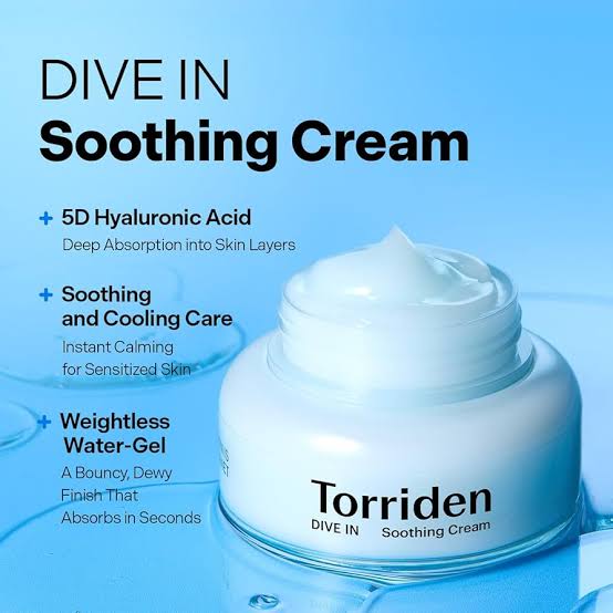 Torriden Dive-In Low Molecular Hyaluronic Acid Soothing Cream