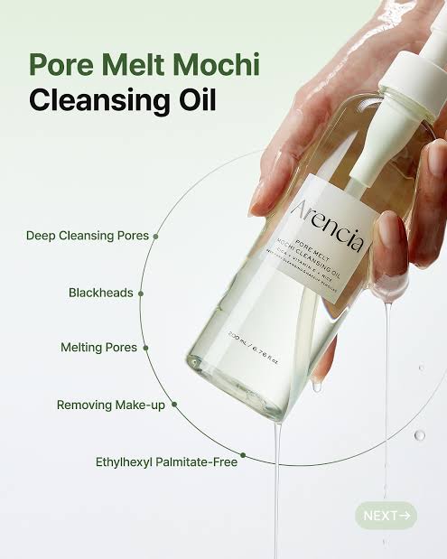 ARENCIA Pore Melt Mochi Cleansing Oil  200ml