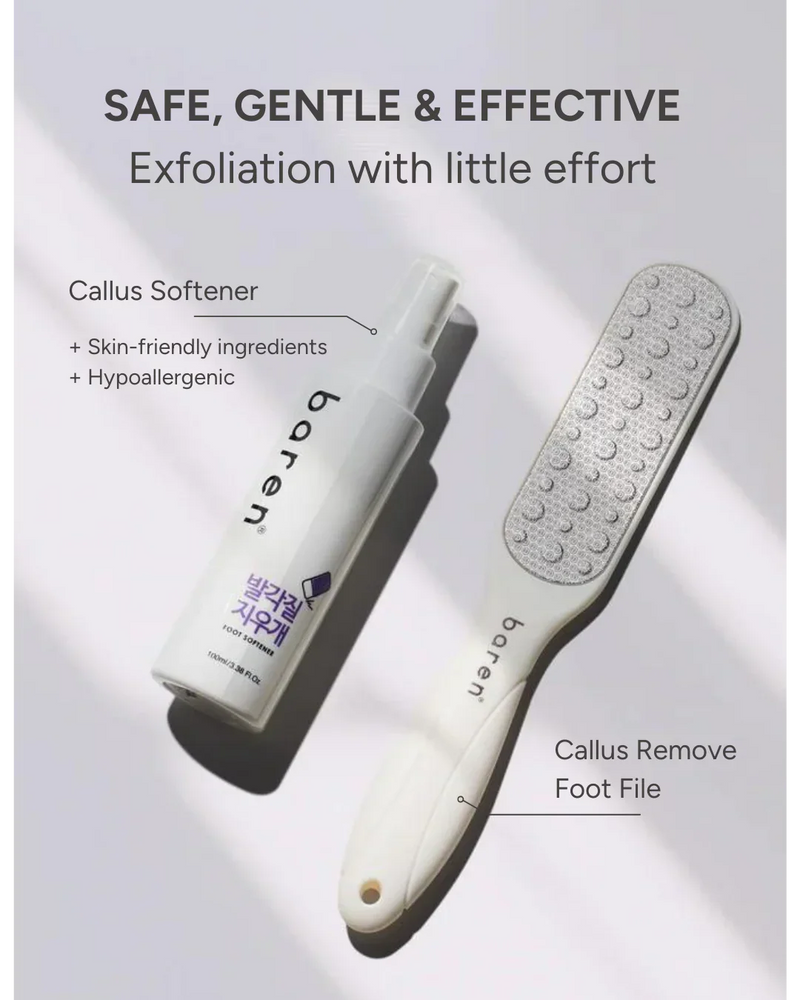 Baren Foot Exfoliant Softener At-Home Kit