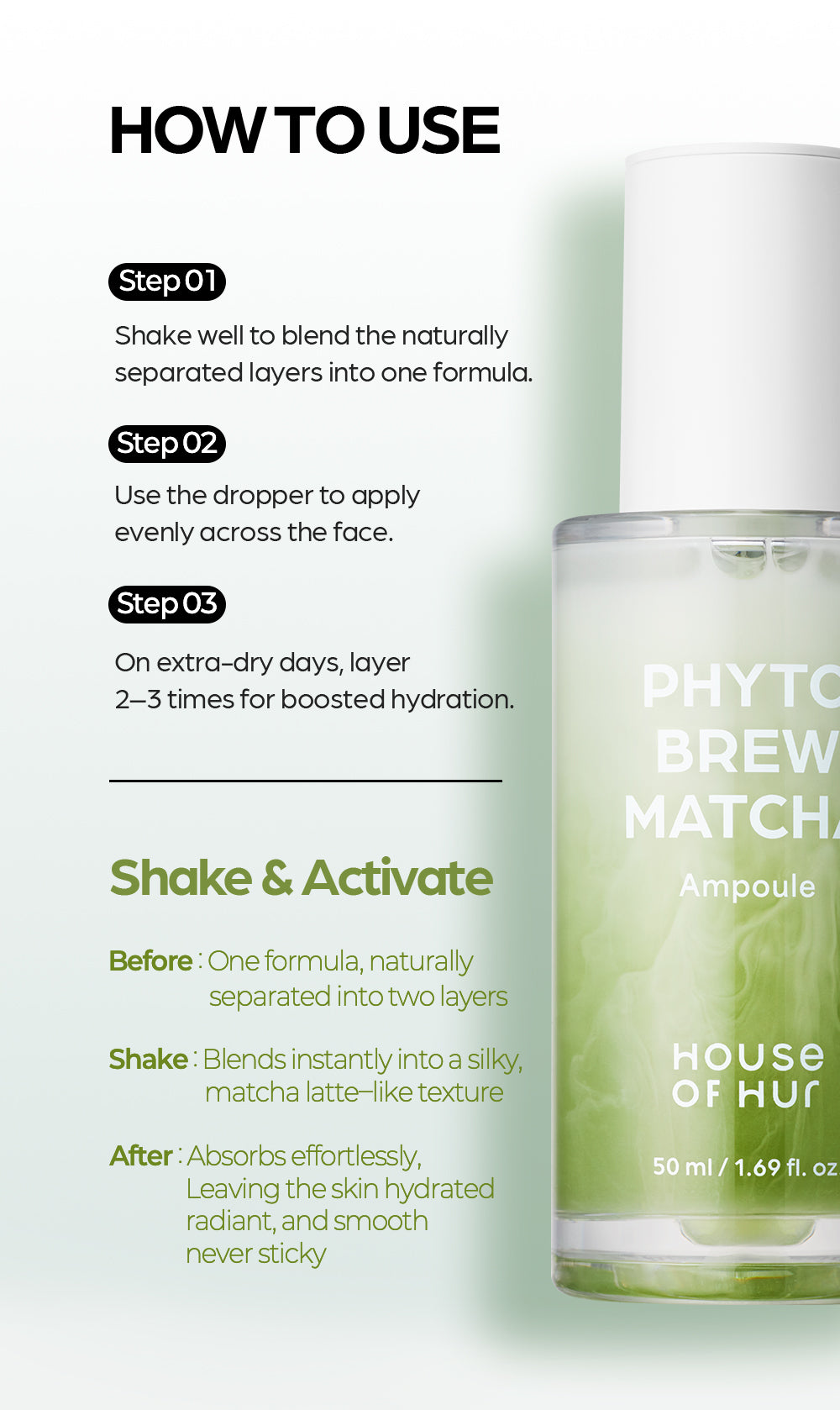 House of Hur Phyto Brew Matcha Ampoule Secondary image