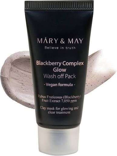 Mary and may blackberry complex glow mask mini(without box)
