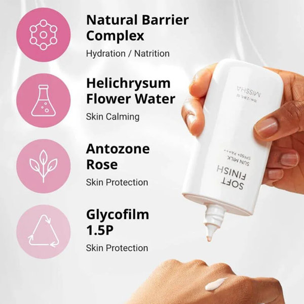 MISSHA All Around Safe Block Soft Finish Sun Milk SPF50+/PA+++ 70mL