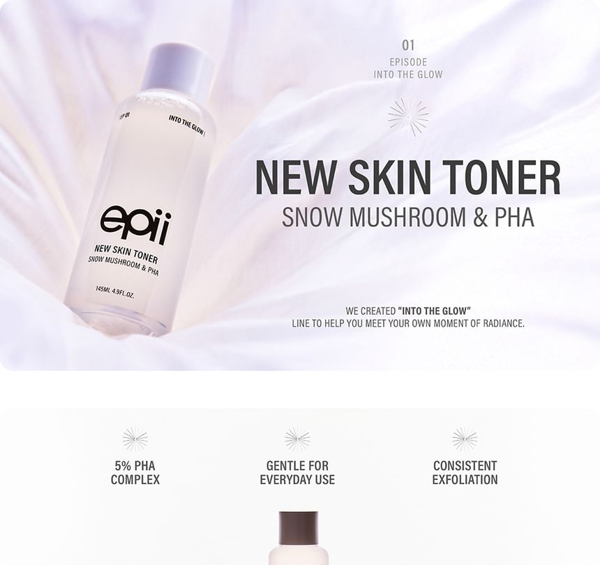 epii - New Skin Toner Snow Mushroom & PHA