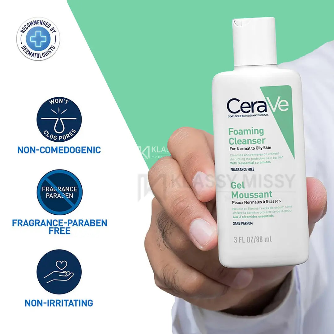 CeraVe Foaming Cleanser For Normal To Oily Skin 88ml