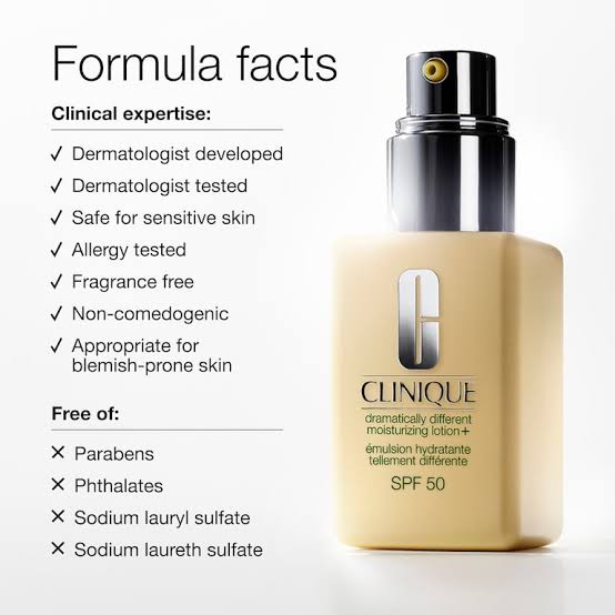 Clinique Dramatically moisturizing lotion