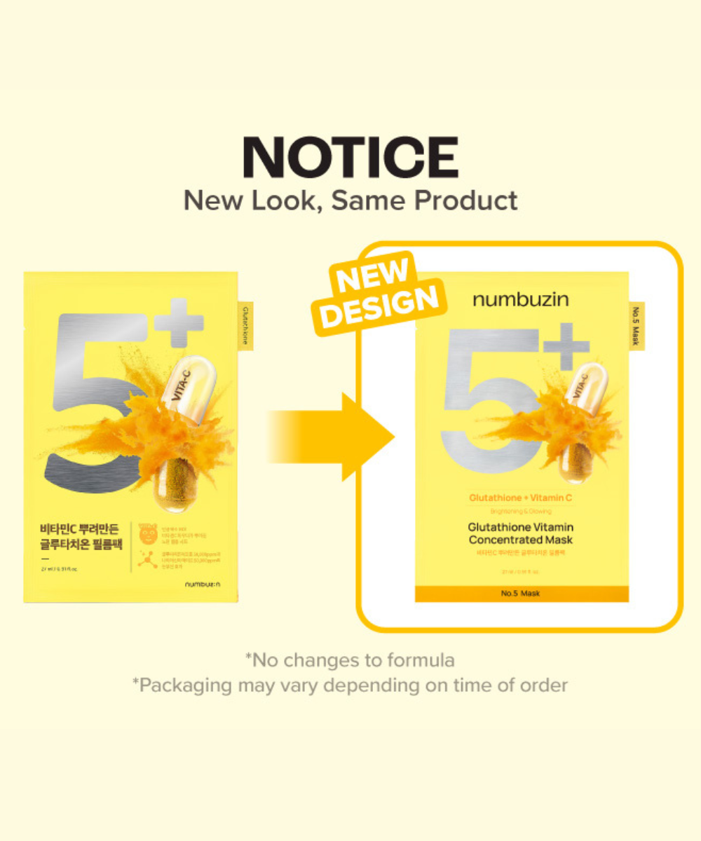 Numbuzin No.5 Vitamin Spotlight Sheet Mask
