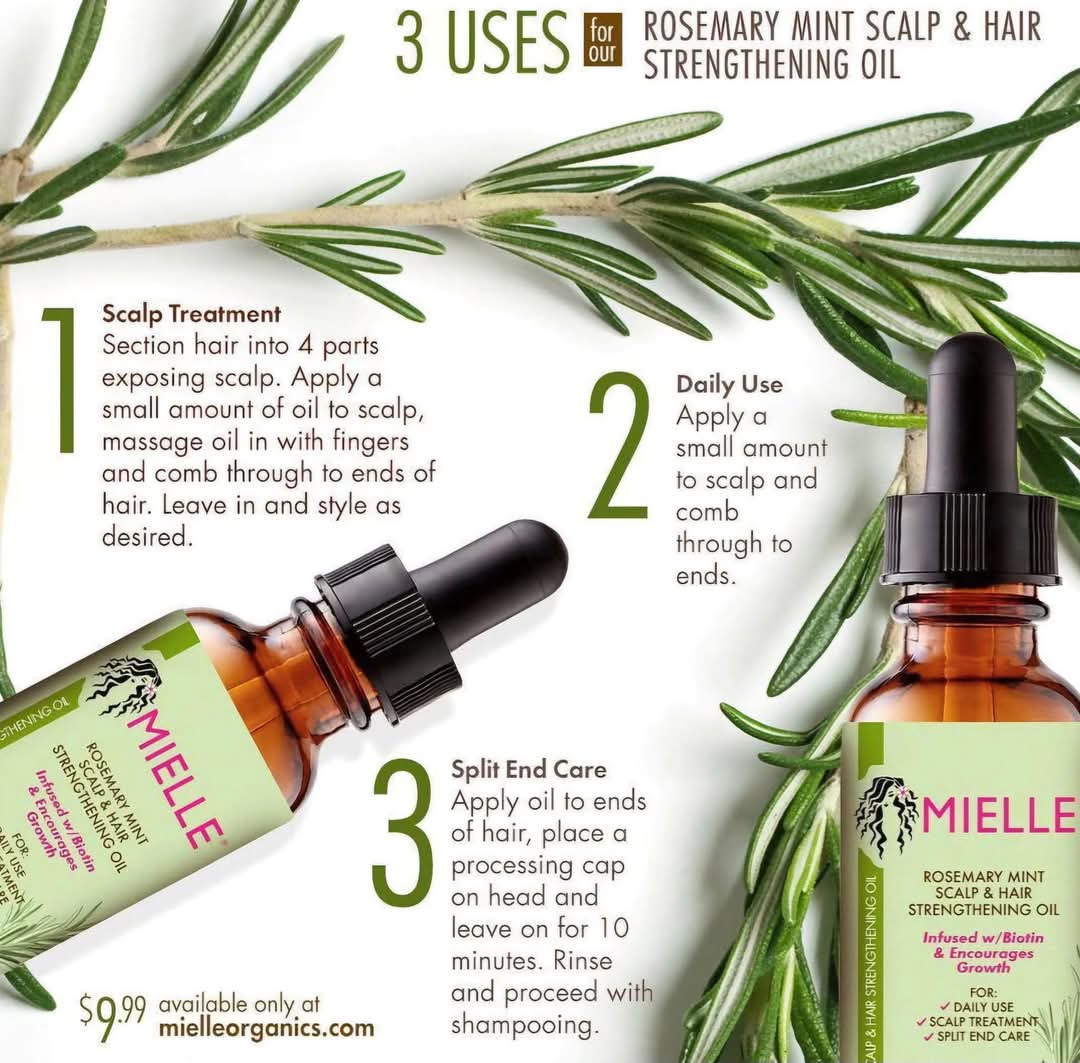 Mielle Organics Rosemary Mint Scalp & Hair Strengthening Oil 59ML