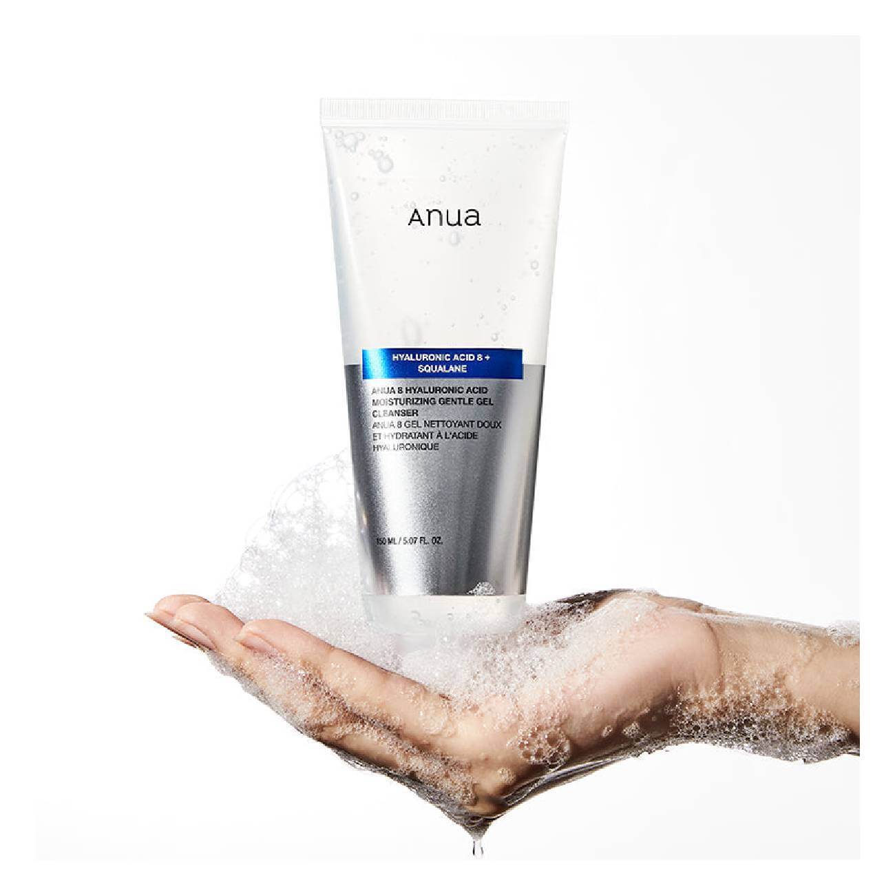 ANUA Hyaluronic Acid 8 + Squalane Gentle Gel Cleanser 150ML