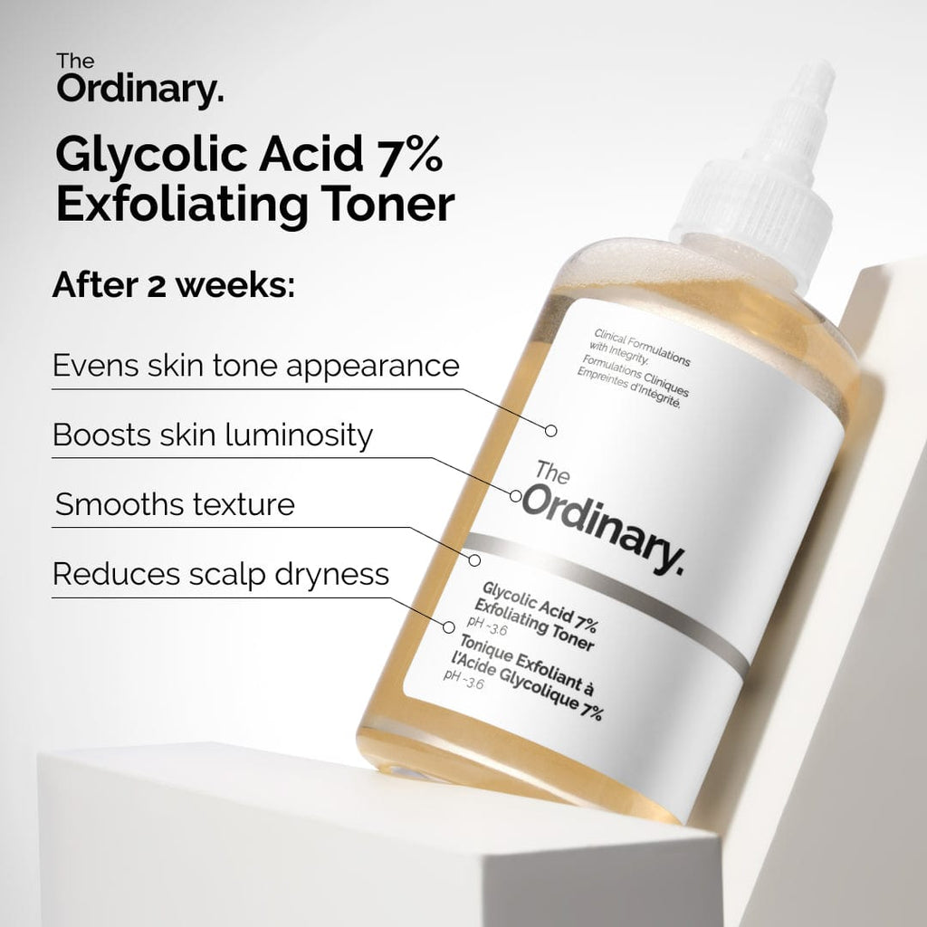 The Ordinary Glycolic Acid 7% Exfoliating Toner – 240 ml