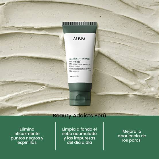 anua heartleaf + enzyme pore clay pack 100ml