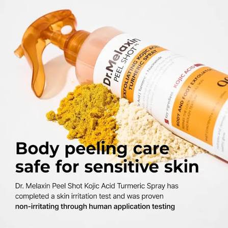 Dr. Melaxin Peel Shot Body and Foot Exfoliating Spray Kojic Acid