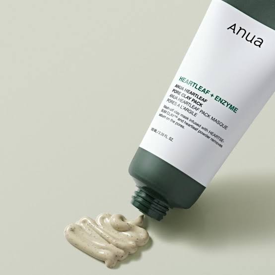 anua heartleaf + enzyme pore clay pack 100ml