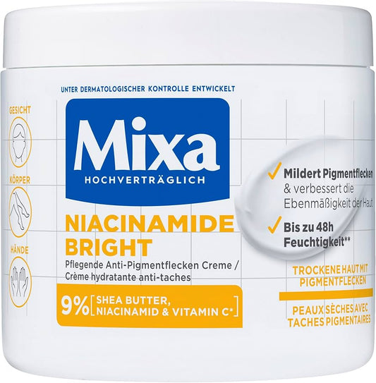 Mixa Niacinamide Bright Moisturizing Anti-Dark Spot Cream 400ml